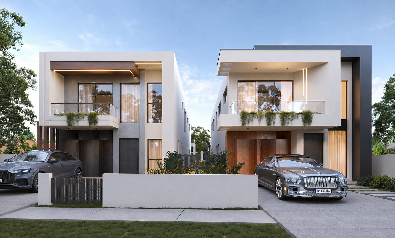 Render of Guildford detached residences
